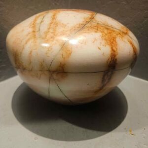 Sagar Fire Glazed Pottery Vase 5.5" x 8.5"